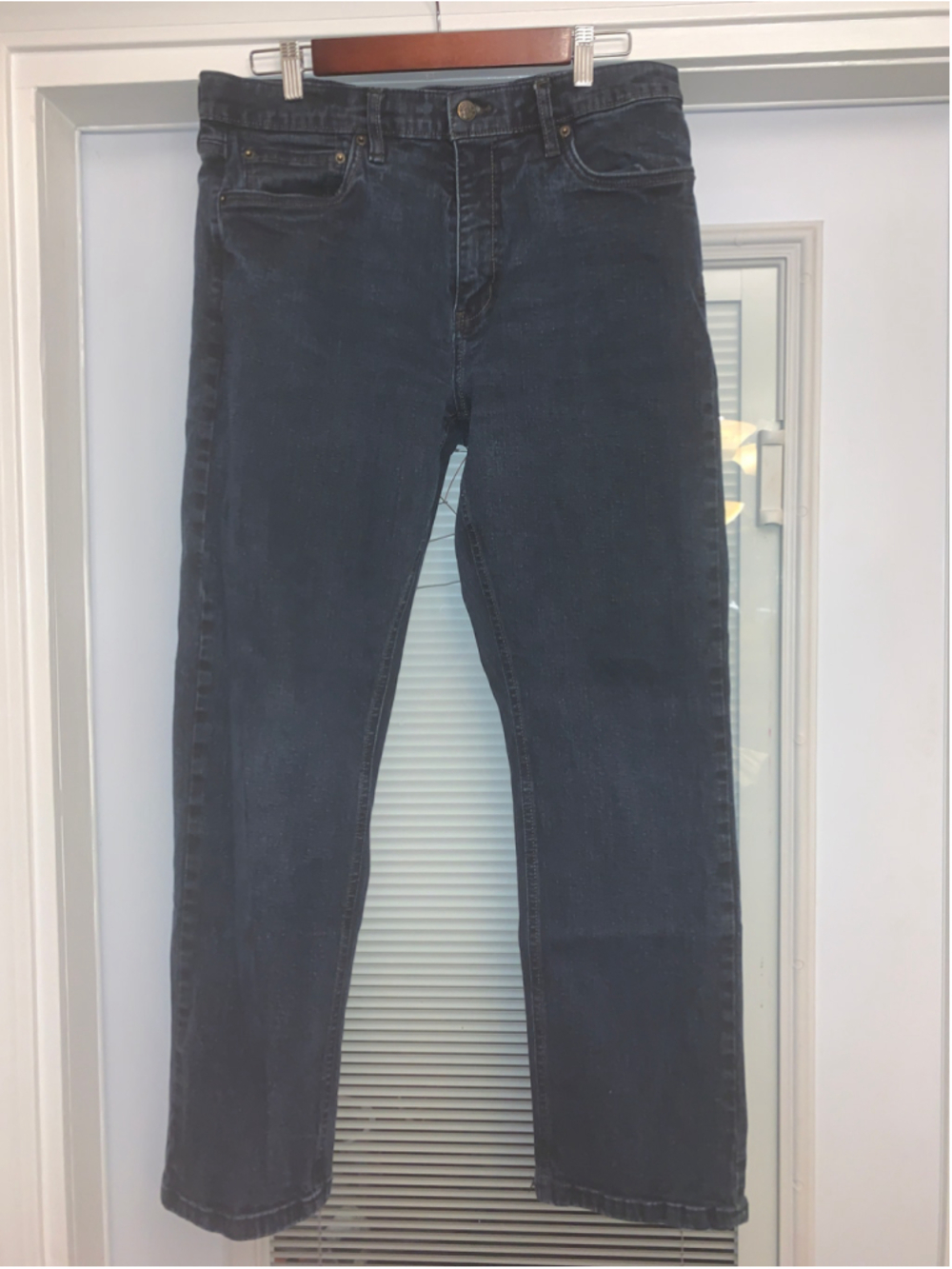Men's Urban Star Straight Leg Jeans Blue Waist 36